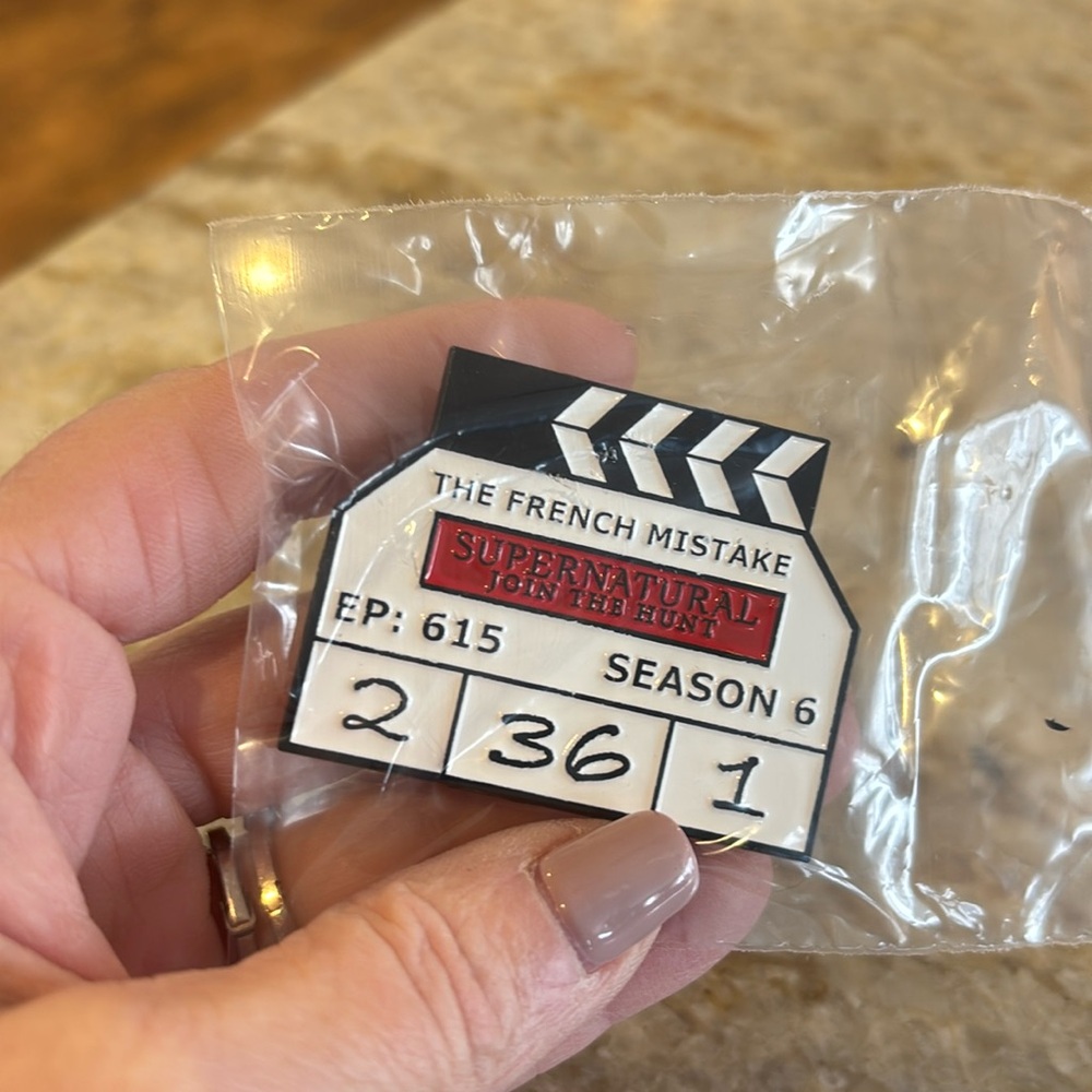 Supernatural French Mistake Pin
